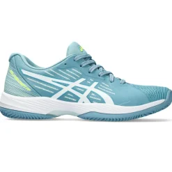 Discount Asics Solution Swift FF Clay tennisschoenen dames gris blue white