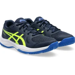 Hot Asics Upcourt 6 GS indoorschoenen junior midnight safety yellow