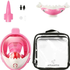 Sale Atlantis Shark snorkelmasker junior pink