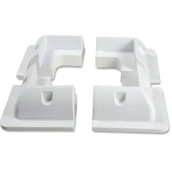 Atlas Solar  Hoeksteunen voor zonnepaneel wit