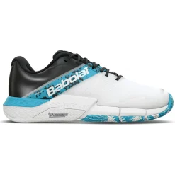 Online Babolat Movea 2 padelschoenen heren white cyan blue
