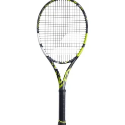 Sale Babolat Pure Aero tennisracket grijs geel wit