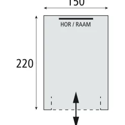 Bardani Faro schuurtent grey