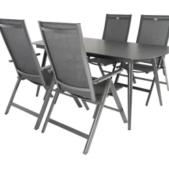 Hot Bardani Olivia 180 x 100 cm Aruba 4 tuinset grey