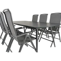 Bardani Olivia 240 x 100 cm Capri 6 tuinset grey