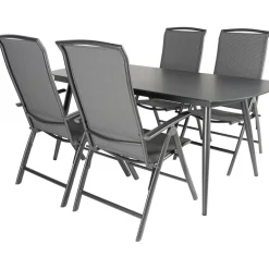 Discount Bardani Olivia 180 x 100 cm Capri 4 tuinset grey