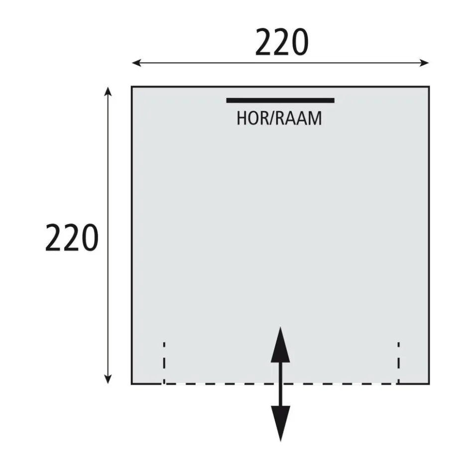 Bardani Picasso schuurtent grey