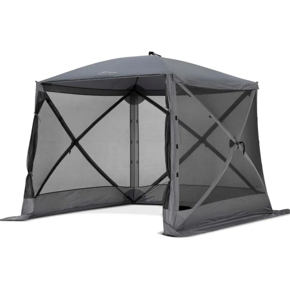 Discount Bardani Quick Lodge 4 partytent 244 x 244 cm grey