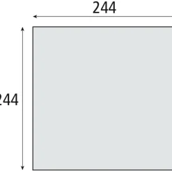 Discount Bardani Quick Lodge 4 partytent 244 x 244 cm grey