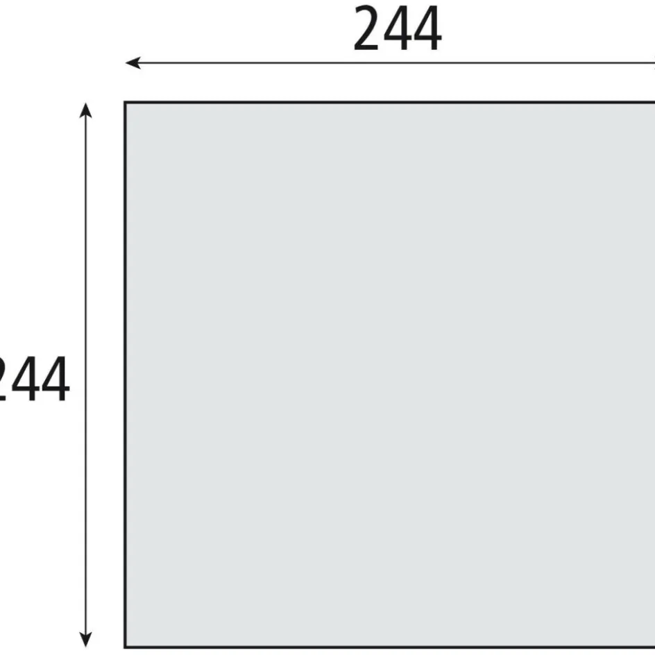 Discount Bardani Quick Lodge 4 partytent 244 x 244 cm grey