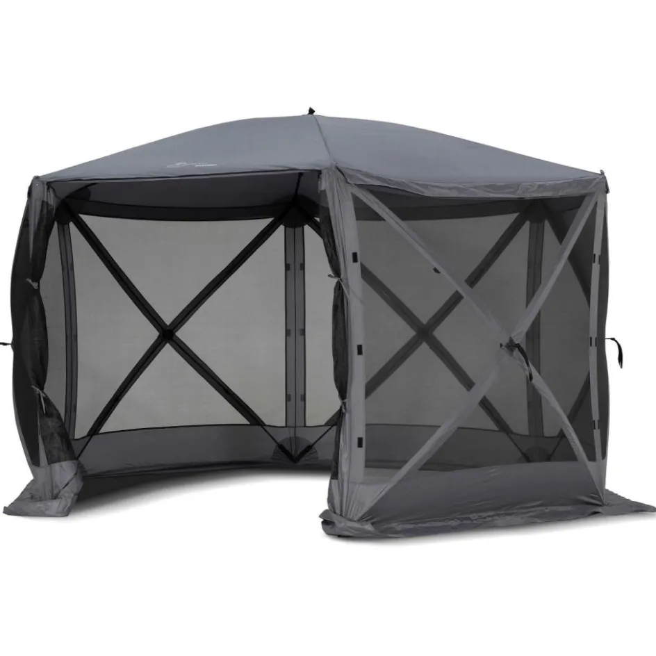 Clearance Bardani Quick Lodge 6 partytent 360 x 312 cm grey