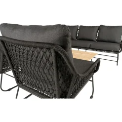 Discount Bardani Riva 4-delig loungeset black