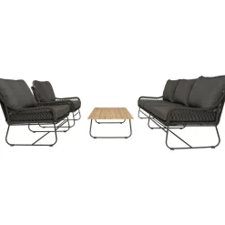 Discount Bardani Riva 4-delig loungeset black