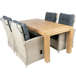 Bardani Roma 180 Atlantic 4 tuinset teak mexican sand