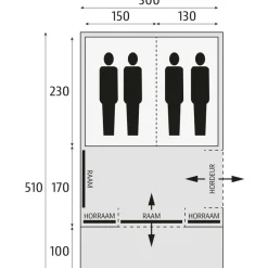 Bardani Spitfire 300 RSTC tunneltent beige