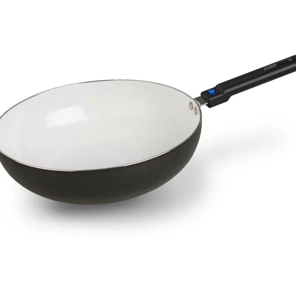 Online Bardani Sufuria wokpan met afneembare steel ø 28 cm