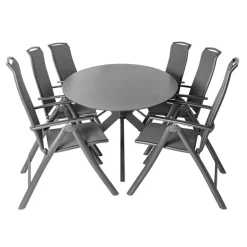 Bardani Varesse 240 x 108 cm Capri 6 tuinset antraciet