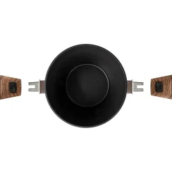 Discount Bardani Wajan Deluxe kookpan met deksel en afneembare grepen ø 20 cm