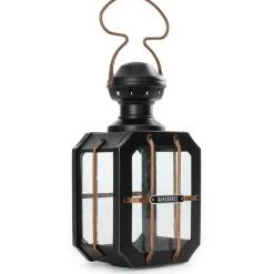 Barebones Box Candle lantaarn antique bronze