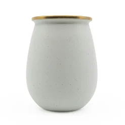 Best Barebones Emaille beker egg shell 2-pack