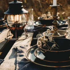 Barebones Emaille mok 473 ml charcoal 2-pack