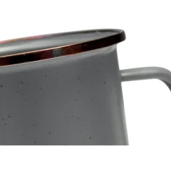 Online Barebones Emaille mok 473 ml grey 2-pack