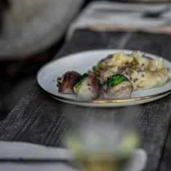 Barebones Emaille plat bord ø 210 mm egg shell 2-pack