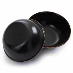 Best Barebones Emaille schaal charcoal 2-pack