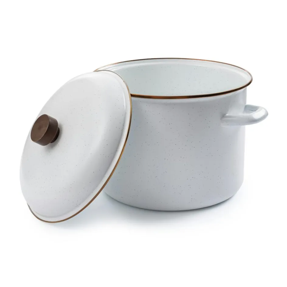 Discount Barebones Emaille soeppan ø 260 mm egg shell