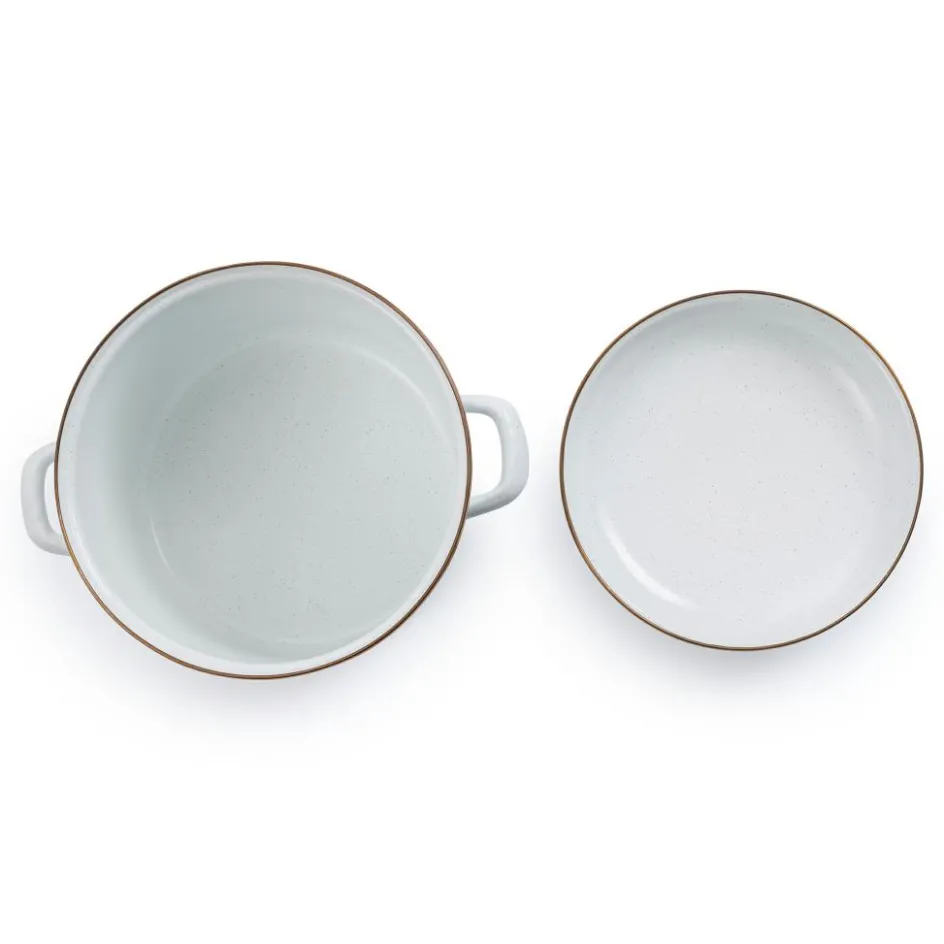 Discount Barebones Emaille soeppan ø 260 mm egg shell