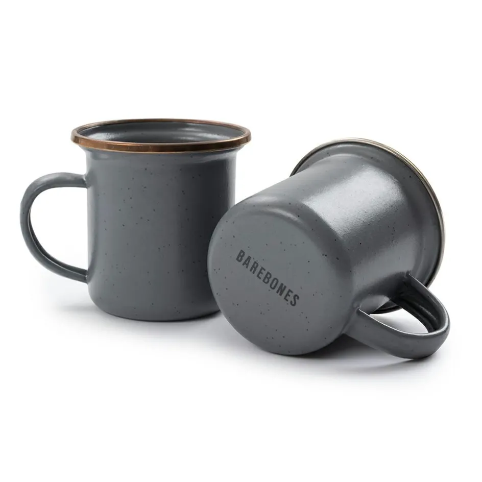 Barebones Espresso mok 148 ml slate grey 2-pack