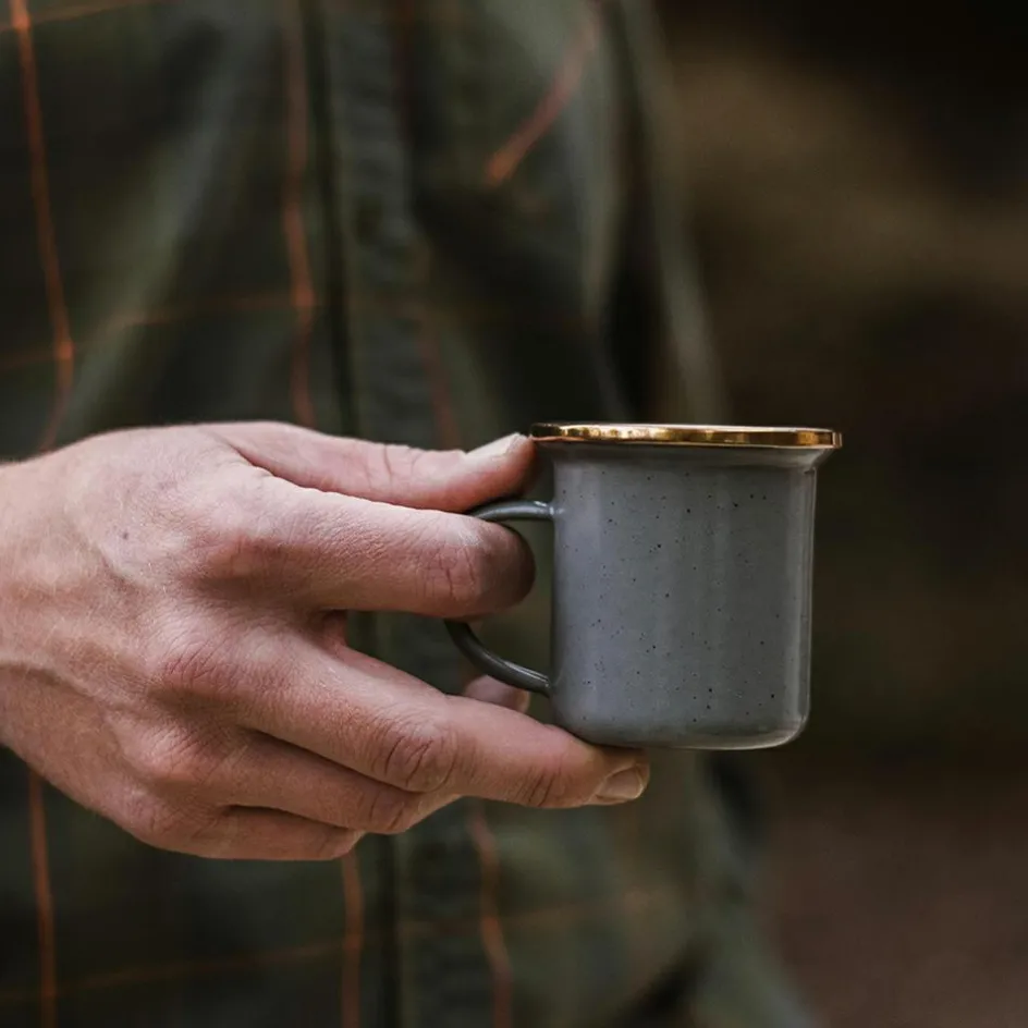 Barebones Espresso mok 148 ml slate grey 2-pack