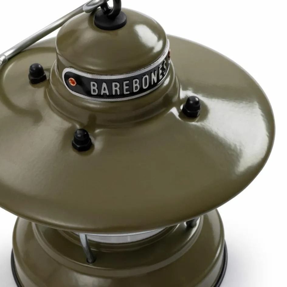 Outlet Barebones Mini Edison lantaarn olive