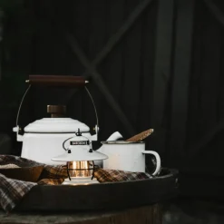 Barebones Mini Edison lantaarn vintage white