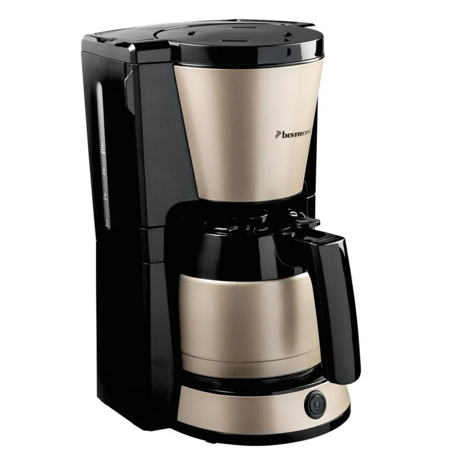 Clearance Bestron ACM1000SAT koffiezetapparaat satin