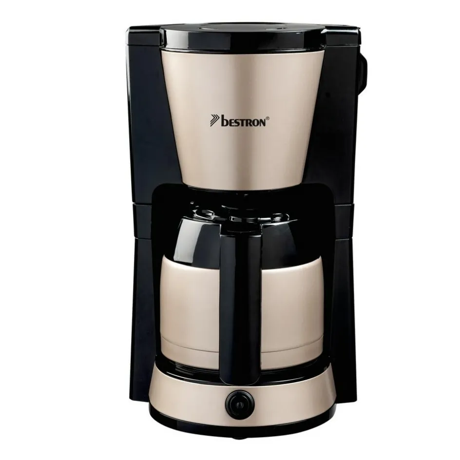 Clearance Bestron ACM1000SAT koffiezetapparaat satin