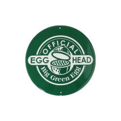 Outlet Big Green Egg  Round Sign Official Egghead decoratie