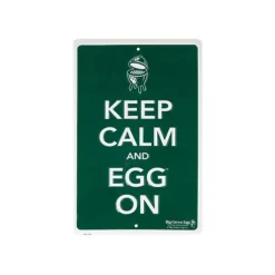 Big Green Egg  Sign Keep Calm and Egg On decoratie
