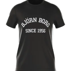 Sale Björn Borg  Borg Essential tennisshirt heren black beauty