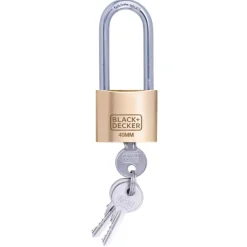 Hot Black & Decker  Lang hangslot messing 40 mm