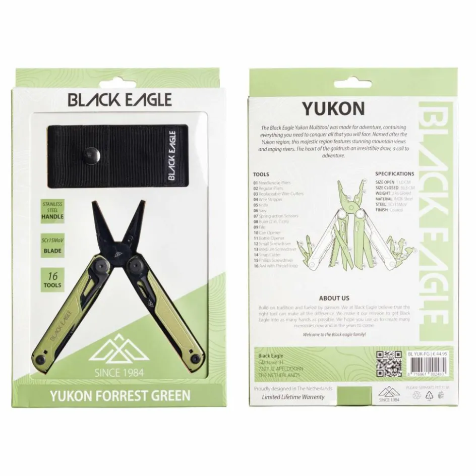 Black Eagle Yukon multitool forest green