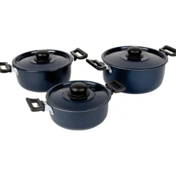 Outlet Bo-Camp Rondo pannenset 3-delig aluminium