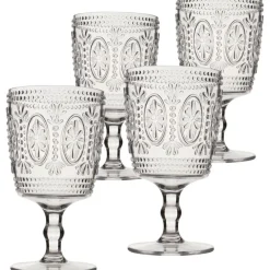 Bo-Camp Sicilian wijnglas 300 ml transparent 4-pack