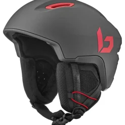 Bollé RYFT skihelm junior titanium red matte - 52 - 55 cm