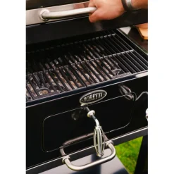 Boretti Carbone houtskoolbarbecue black