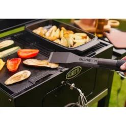 Boretti Carbone houtskoolbarbecue black