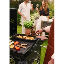 Boretti Carbone houtskoolbarbecue black