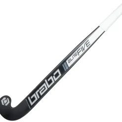 Brabo Elite 5 Carbon WTB Low Bow hockeystick black white