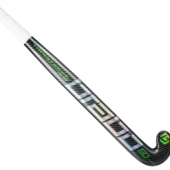 Online Brabo Traditional Carbon 60 Low Bow hockeystick black neongreen