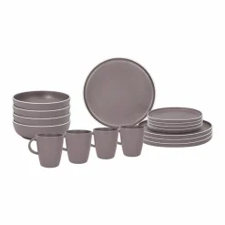 Brunner Lunch Box Dolomit campingservies rosé 16-delig
